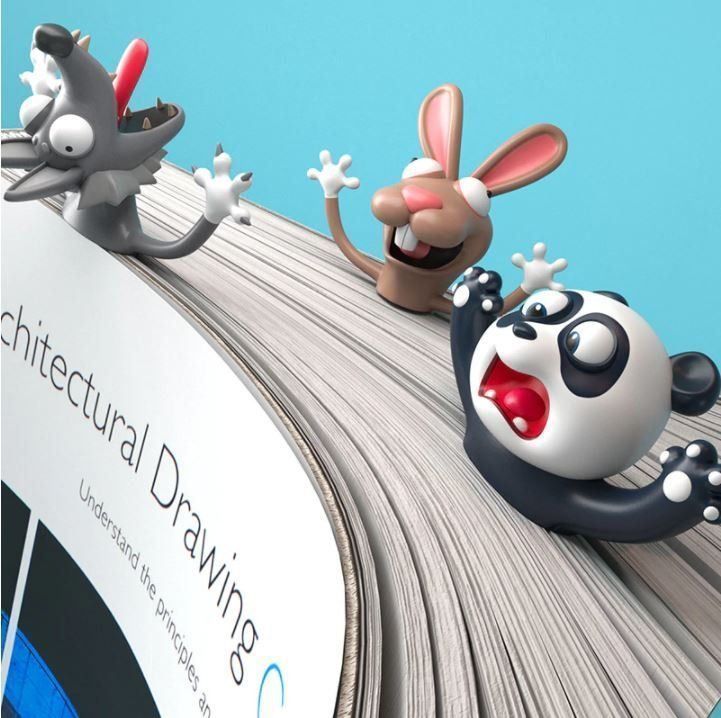 Libri: Buchzeichen eingeklemmt WOLF WOLVE Bookmark zerquetscht – Nuovo e nell'imballaggio originale da Dättlikon venduto da easythings 3