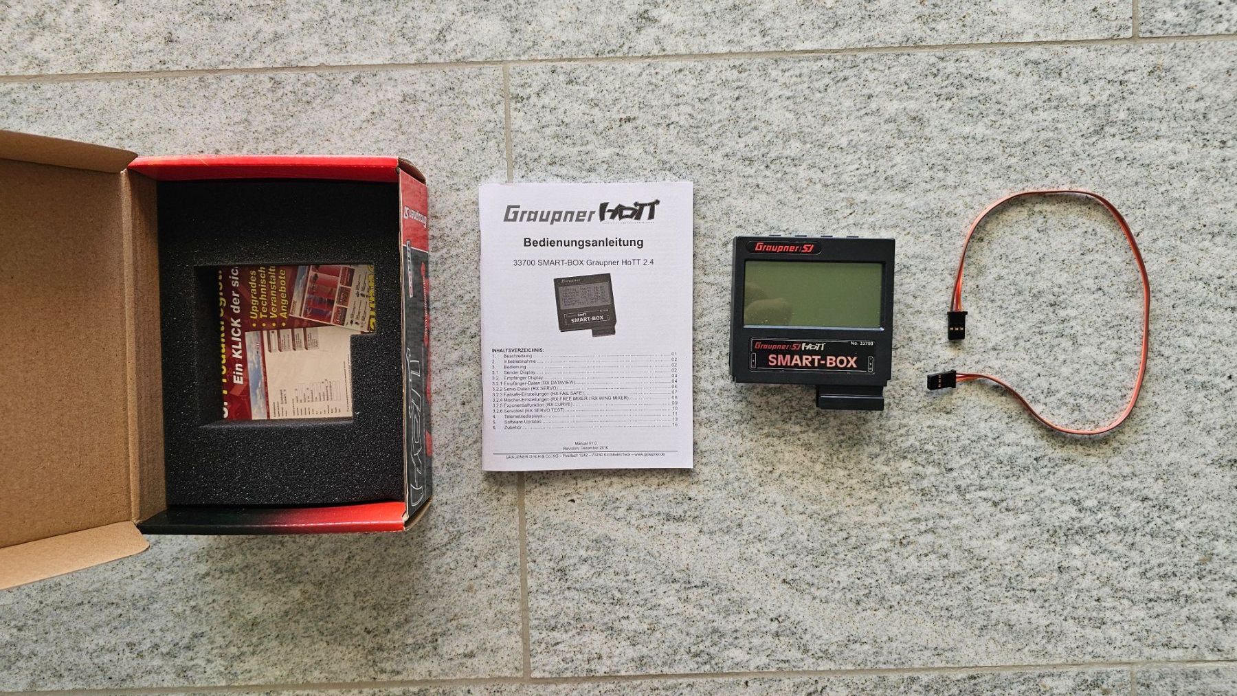 Graupner Telecomando: Graupner HoTT Smart Box – Nuovo e nell'imballaggio originale da Meilen venduto da tribute44 1