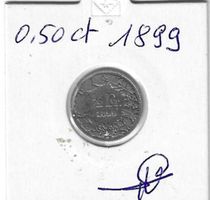 Monnaie Suisse: 0.50 ct 1899