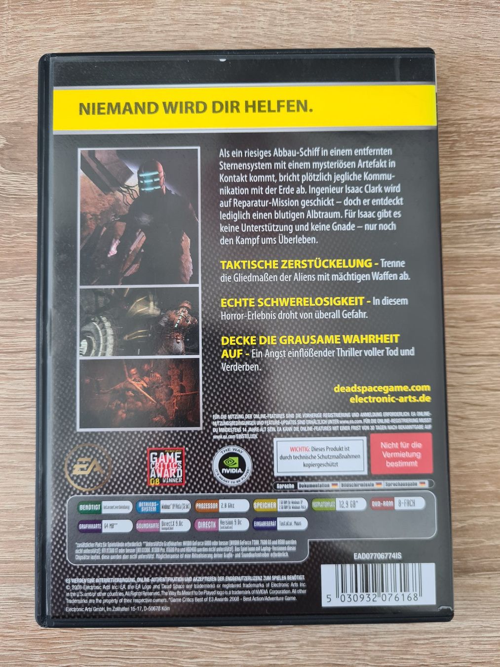 Giochi: Dead Space (German + French) - PC – Usato da Carouge GE venduto da Franllo 1
