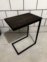 Beistelltisch Holz Metall Beine