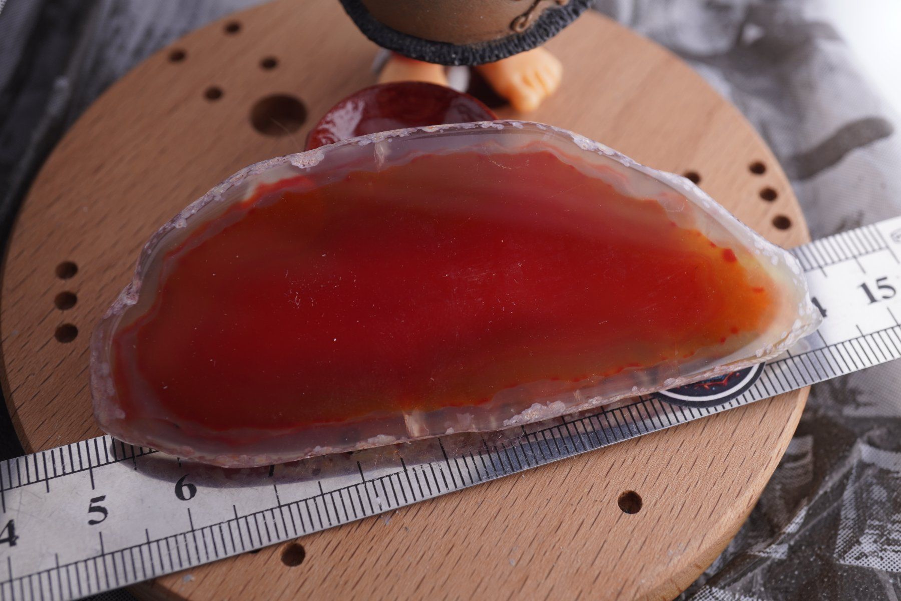 Minerali & Pietre curative: Achat Rot    Scheibe     wow     Ab 1.-(1) – Nuovo e nell'imballaggio originale da Eschenbach SG venduto da topstone 5