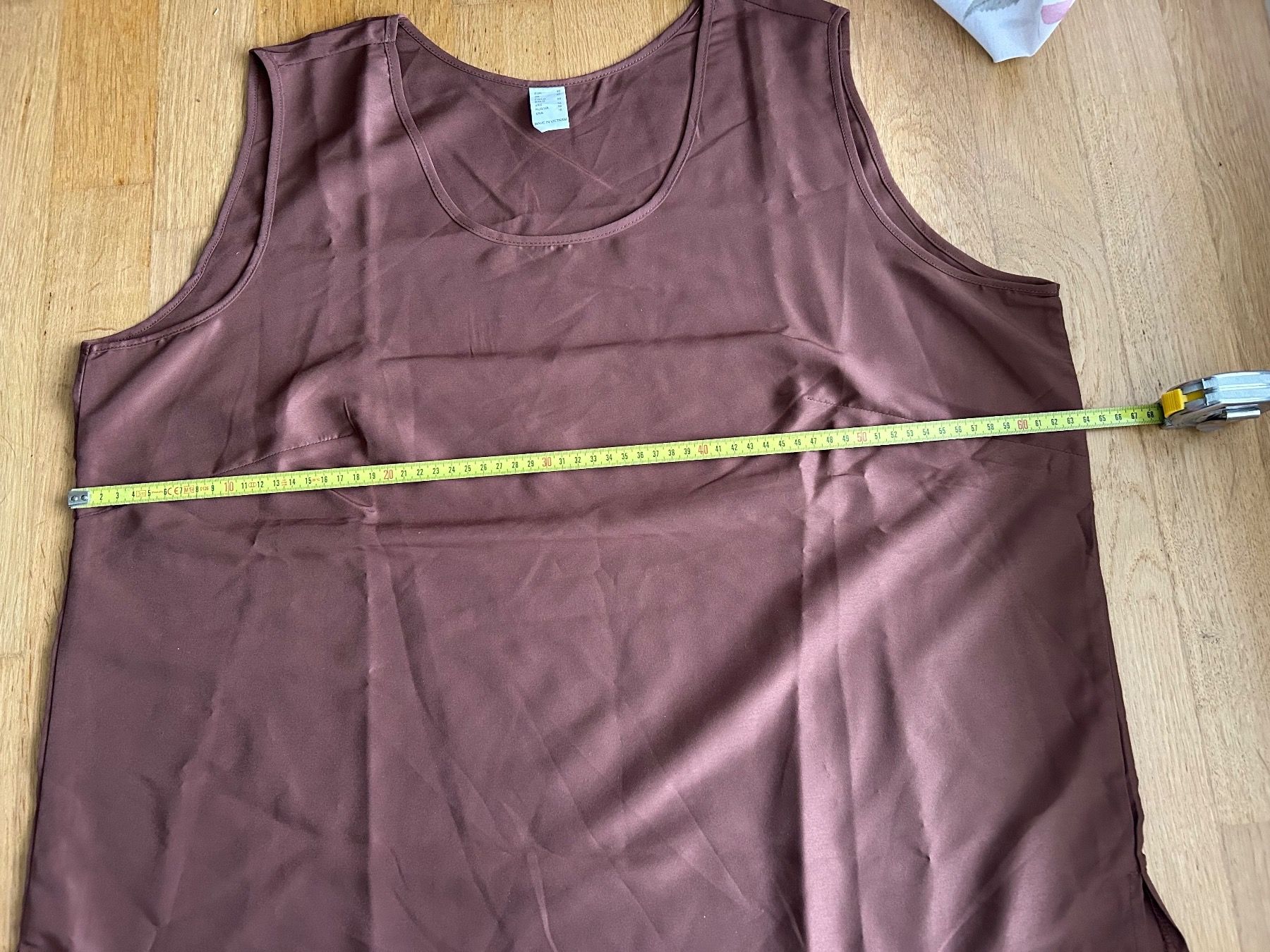 Camicette: Neue Träger-Bluse Gr. 48 braun – Nuovo (secondo la descrizione) da Frauenfeld venduto da manuburg 2