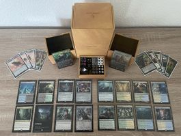 MTG Custom Commander Decks 2x mit viel Zubehör