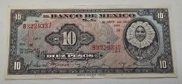 Mexiko/Mexico 10 Pesos 1937 P 35 rare