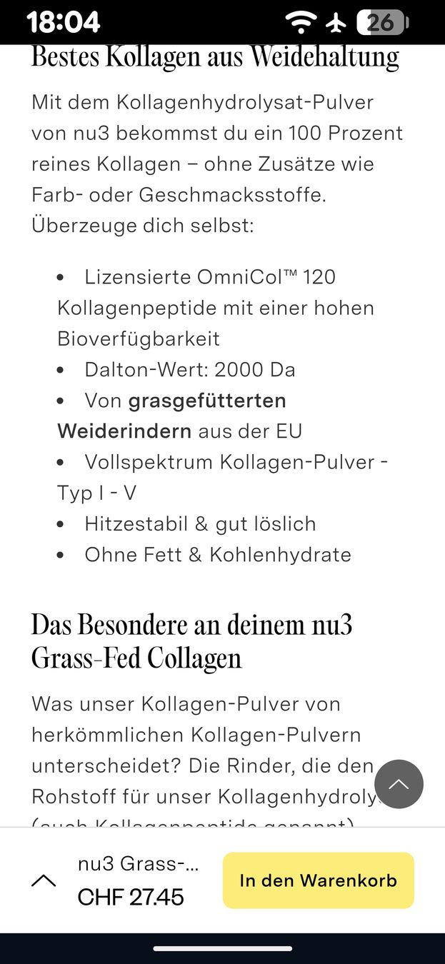 Nu3 Lebensmittel & Spezialitäten: Nu3 Kollegen Pulver 400 gr. – Neu (gemäss Beschreibung) aus Urdorf von Lenny001 2