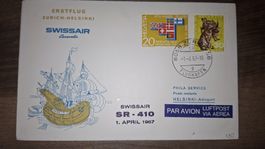 Swissair Zürich - Helsinki 01.04.1967