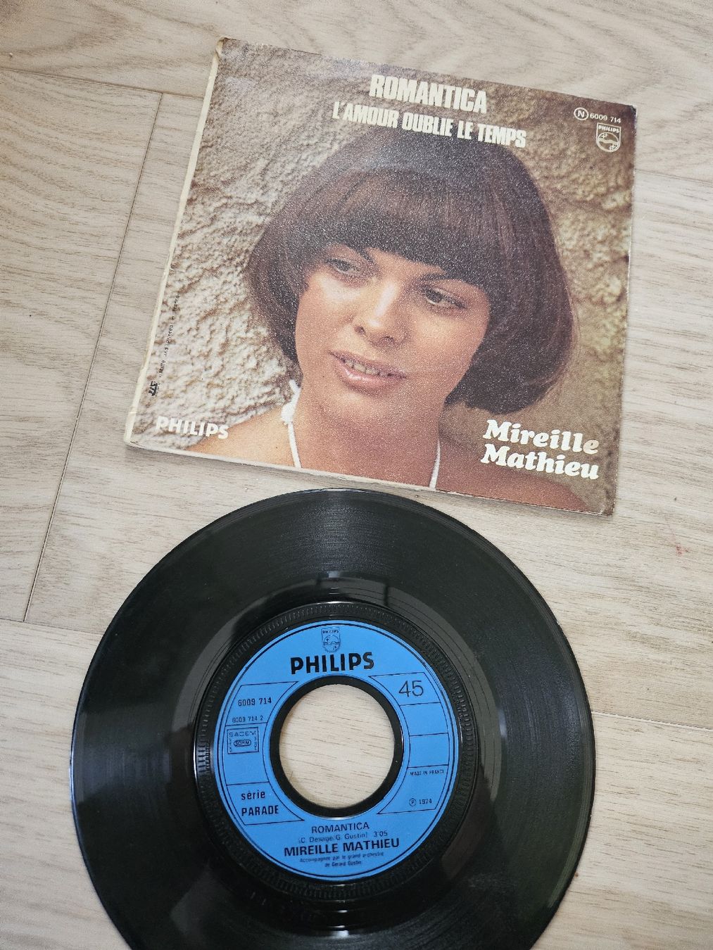 Schallplatten: Mireille Mathieu - Romantica - Rare Vinyle 45 Tours Philips – Gebraucht aus La Joux FR von car_ck96 1