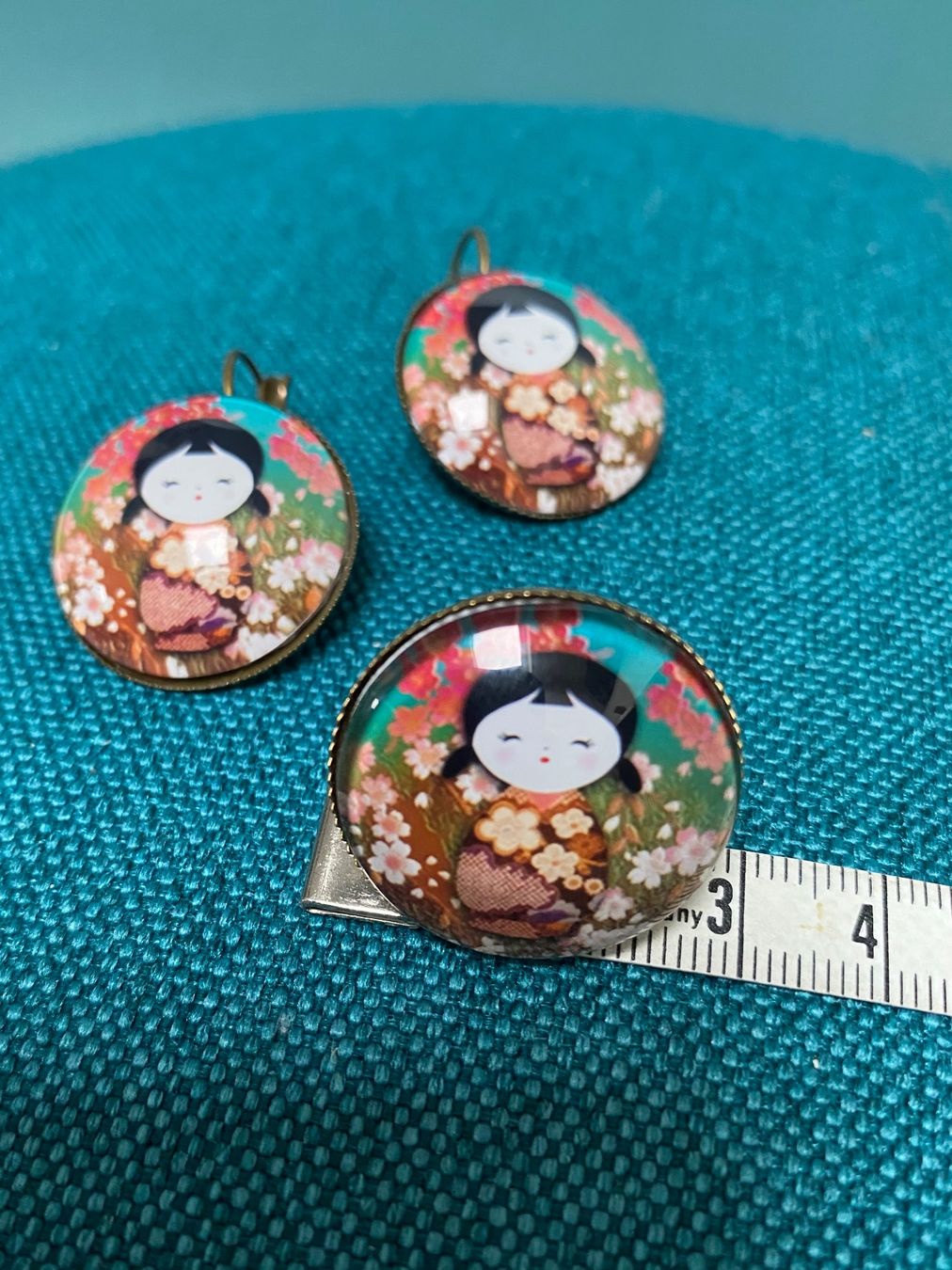 Altri gioielli: Geisha Fingerring/Ohrringe-Set von Marmeli – Usato da Thalwil venduto da Alice015 5