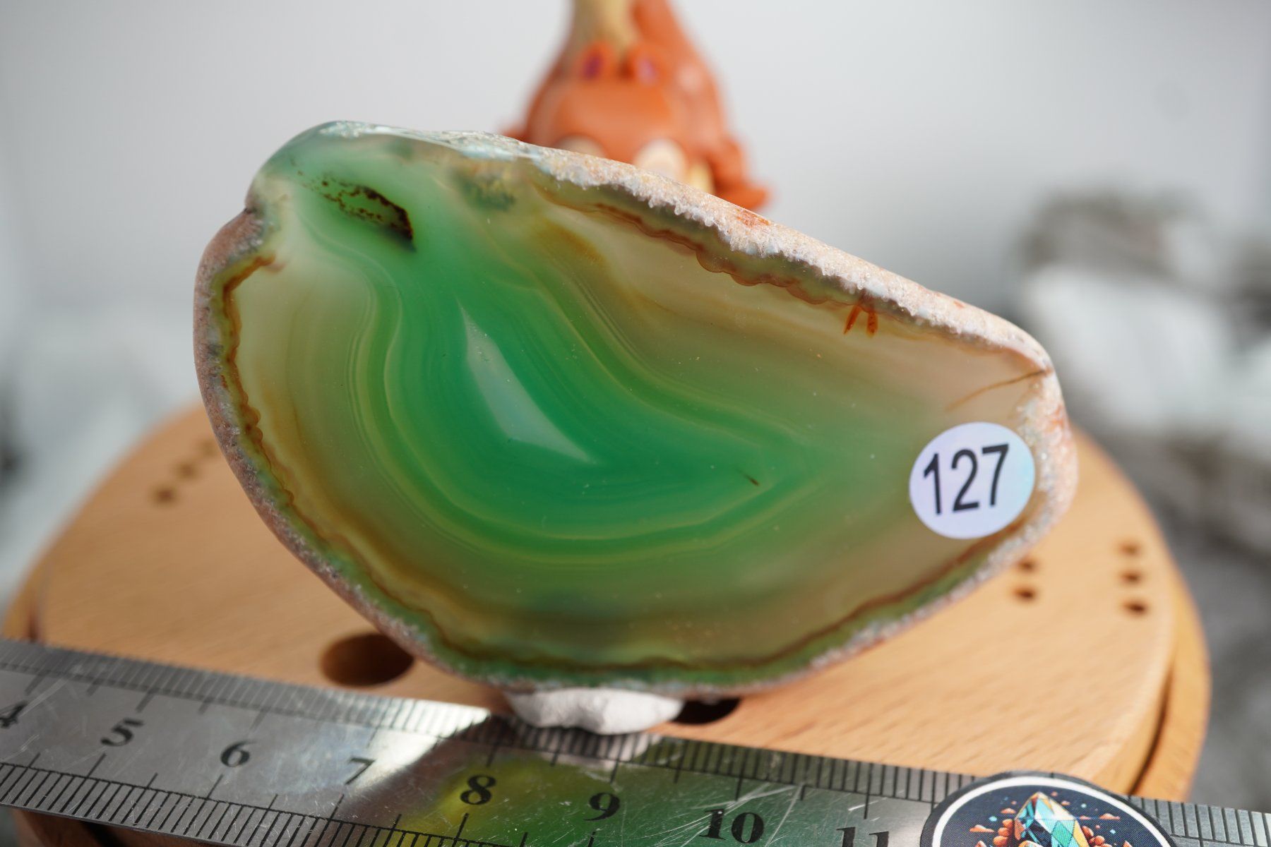 Mineralien & Heilsteine: Achat Scheibe Grün  (Räumung!) – Neu und originalverpackt aus Eschenbach SG von topstone 2