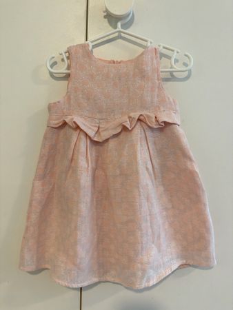 Baby Girl Pink Dress - 9-12 months - 74cm