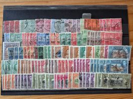 Trinidad&Tobago Briefmarken auf Karte D8 Zustand gem.Bild