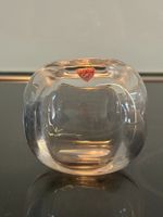 Vase Glas farblos Ballonform wohl Hald 30er Jahre Schweden