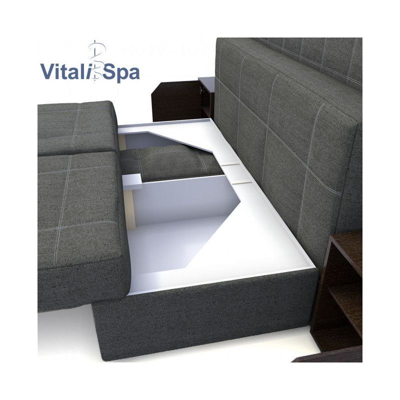 Divani: Sofa Dreisitzer mit Schlaffunktion - Grau/Anthrazit – Nuovo e nell'imballaggio originale da Wallenwil venduto da toesstal-vertrieb 7