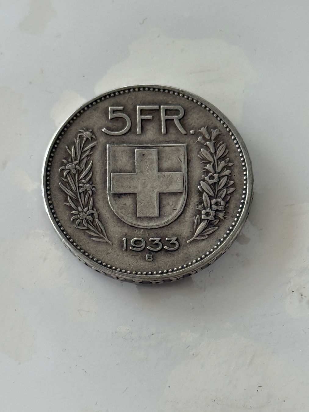 Tutti le monete: 5 Franken 1933  Silber – Usato da Wallisellen venduto da SWISS_SILVER1 1