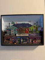 Einzigartiges 3D Bild - Südafrika Kunsthandwerk, Top!
