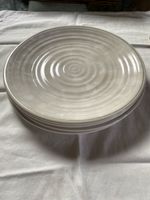 Better Homes & Gardens 4x Plates, Creamy White, Melamine