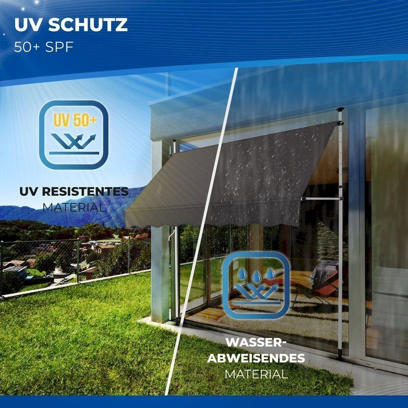Markisen: tillvex Balkonmarkise 300 cm Anthrazit – Neu und originalverpackt aus Bottighofen von zaap 3