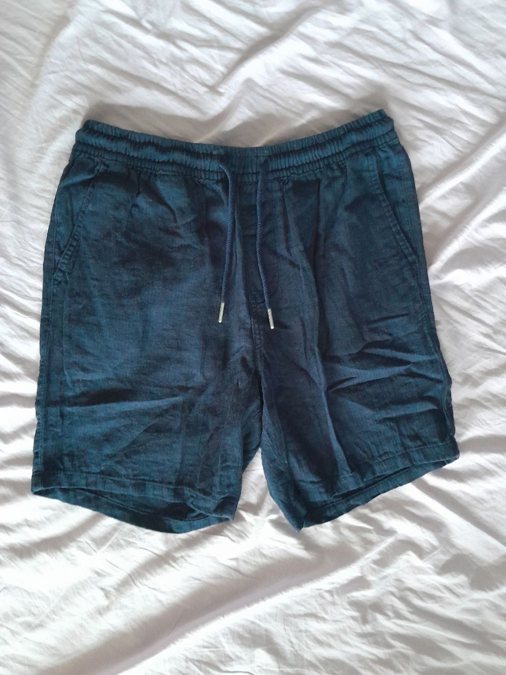 Next Pantaloni: short bleu marine, lin coton taille S – Usato da Genève venduto da ang_fd8z