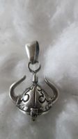 Wundervoller Wikingerhelm Kettenanhänger 925 er Sterling Sil