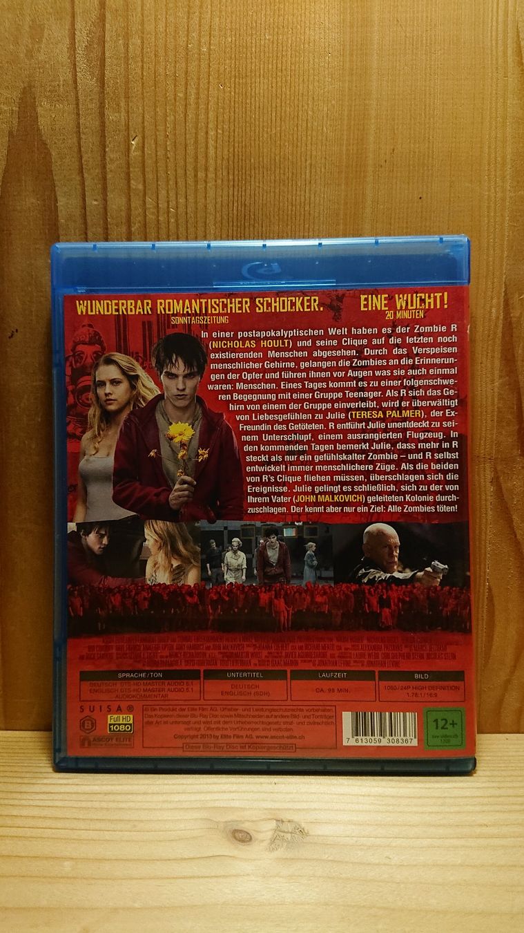 Alle DVDs: WARM BODIES Zombies mit Herz Blu-Ray – Gebraucht aus Wilderswil von Exebub 1