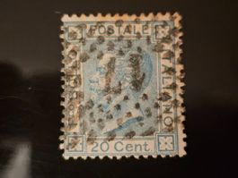 ITA 1867 20 CENT. - REGNO D' ITALIA - RARO Sassone Fr. 3'500