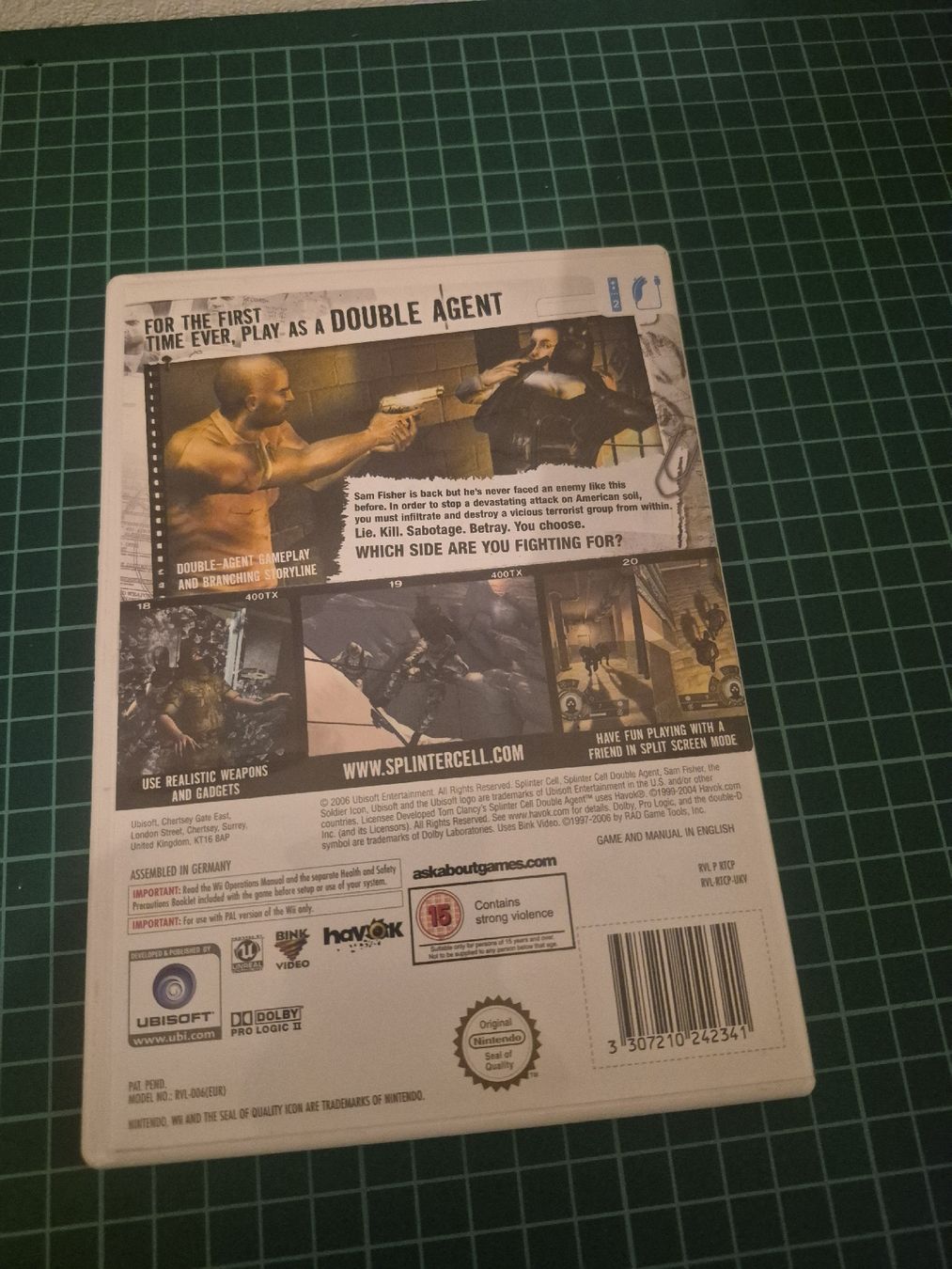 Nintendo Spiele: Tom Clancy's Splinter Cell: Double Agent (Wii) Game  – Gebraucht aus Meyrin von Retro-GZ 3