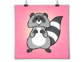 Poster fürs Kinderzimmer - 5/7: WASCHBÄR