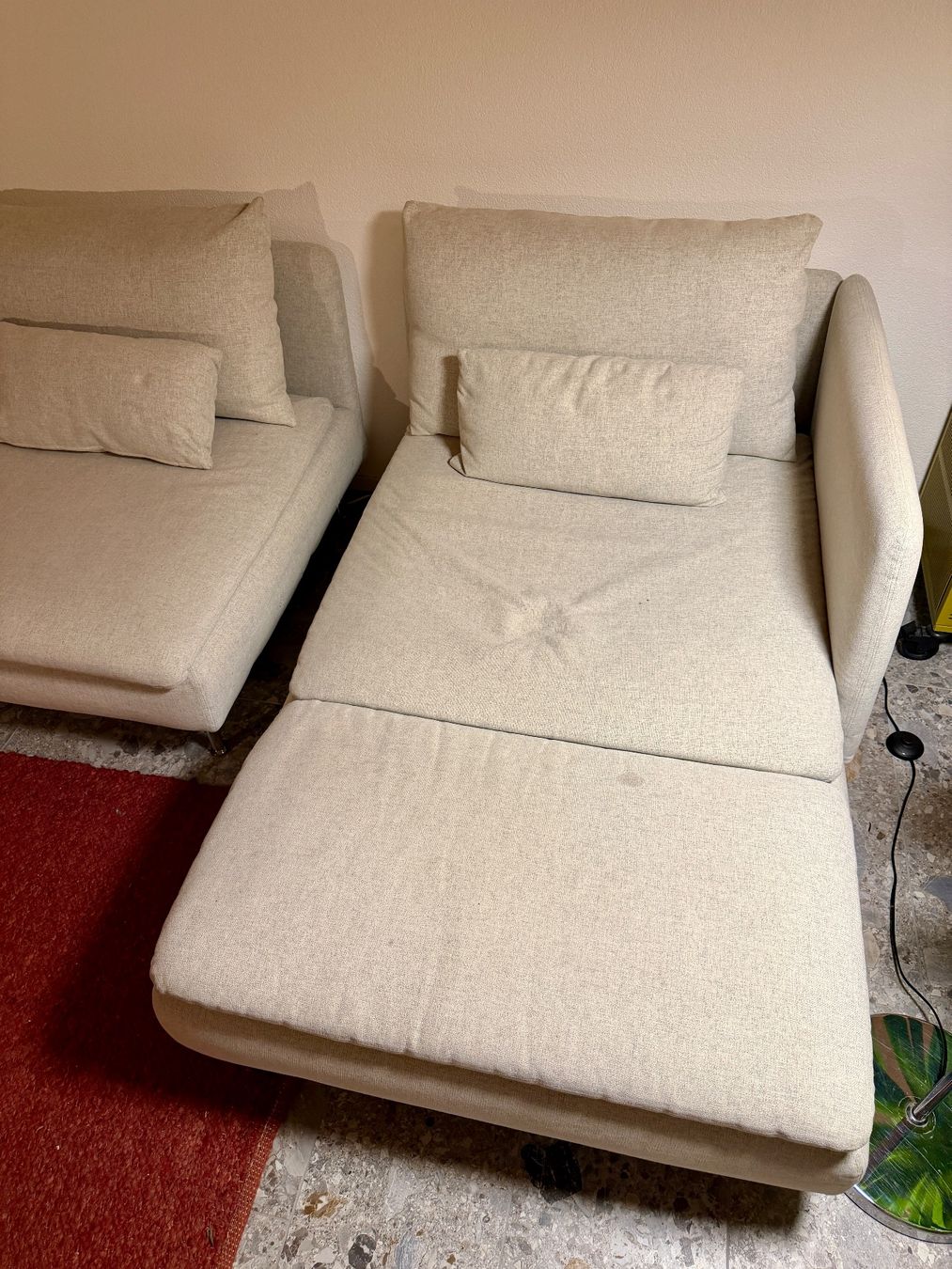 Ikea Divani: SÖDERHAMN 4er-Sofa mit Récamiere – Usato da Bern venduto da maurus1996 3