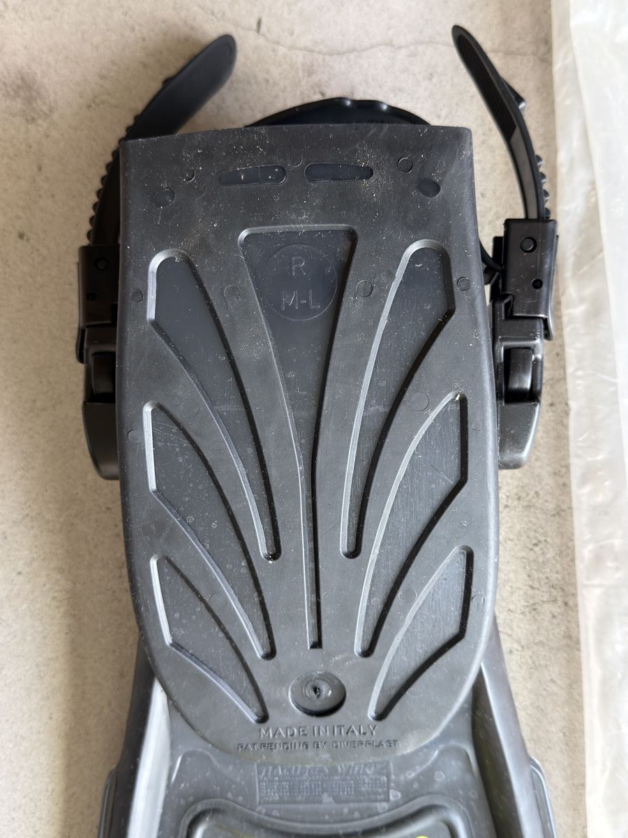 Pinne, Maschere & Boccagli: Atomic Aquatics SplitFin Tauchflossen M-L mit Originalbeutel – Usato da Zürich venduto da wiedese 6