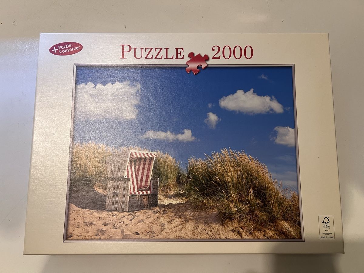 Ravensburger Puzzle: Puzzle Strandkorb – 2000 Teile – Nuovo (secondo la descrizione) da Birr venduto da zey_bw7f