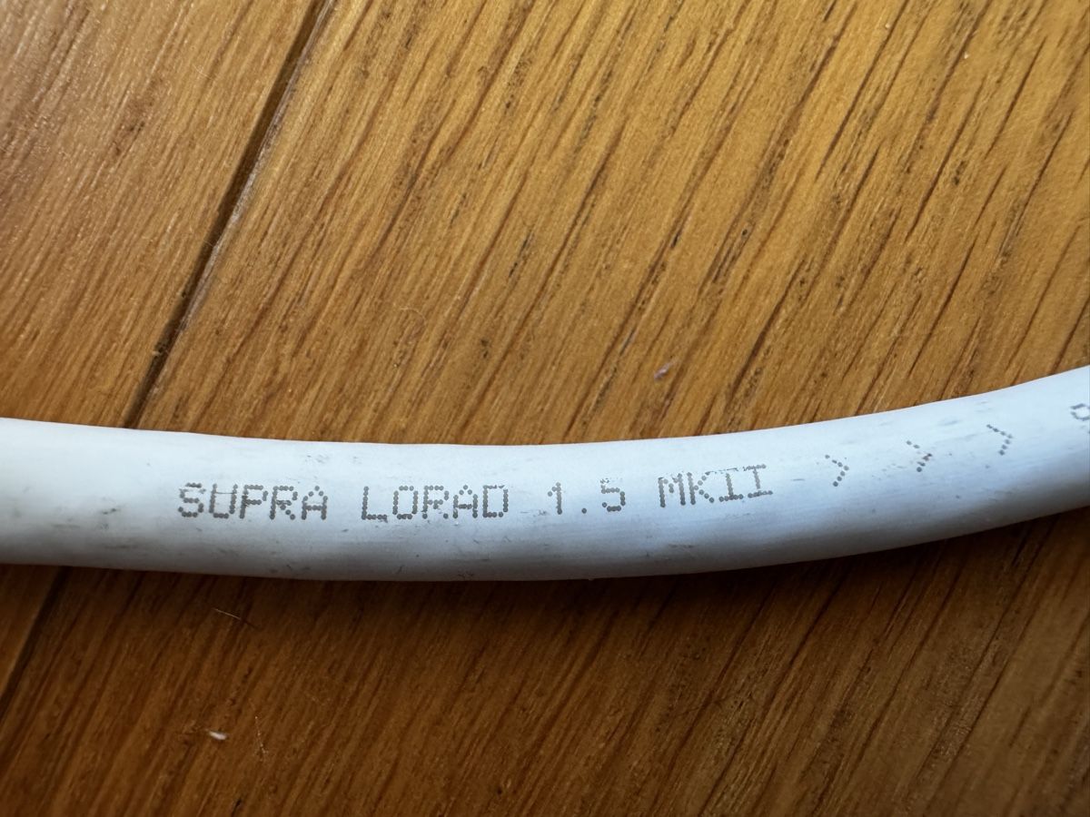 Supra Cavi: Supra Lorad 1.5 MK2 High End Netzkabel 1 Meter – Usato da Zürich venduto da 1cut2 4