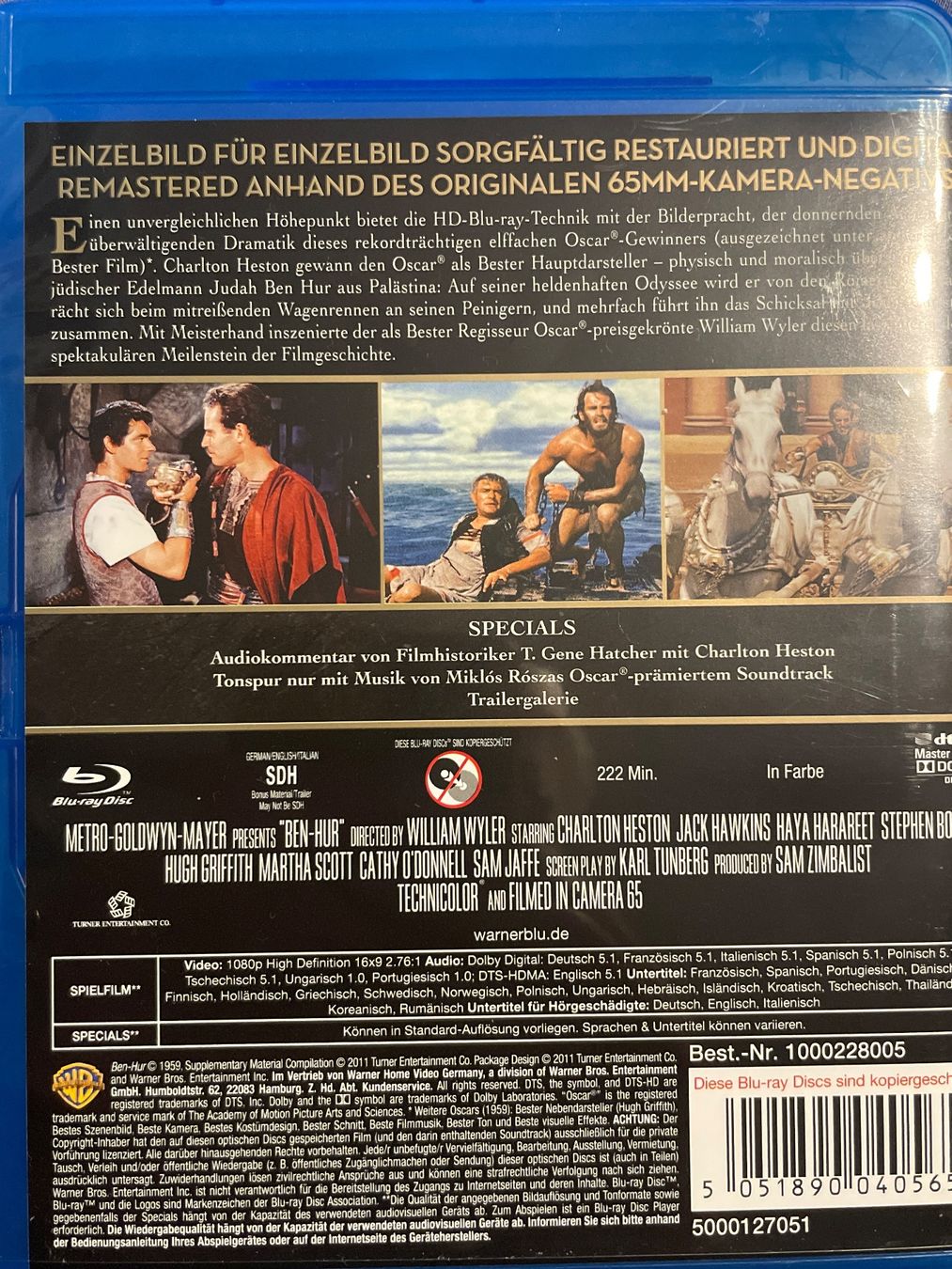 Tutti i DVDs: Ben Hur (1959) – Usato da Waldenburg venduto da Gonzo8 1