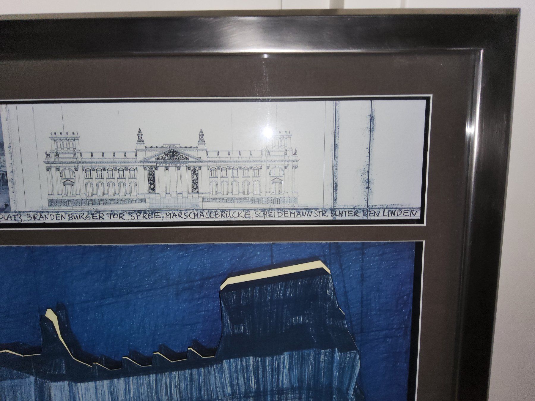 Gemälde: Grosse CHRISTO 3D-Collage - WRAPPED REICHSTAG 1993 – Gebraucht aus Thalwil von freespirit-kev 6
