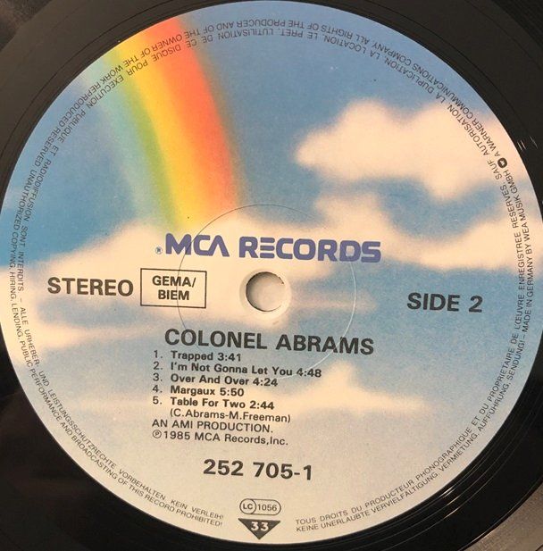 Vinyles: Colonel Abrams - Colonel Abrams (LP) – D'occasion à Grüningen par azulgrisvinyl 3