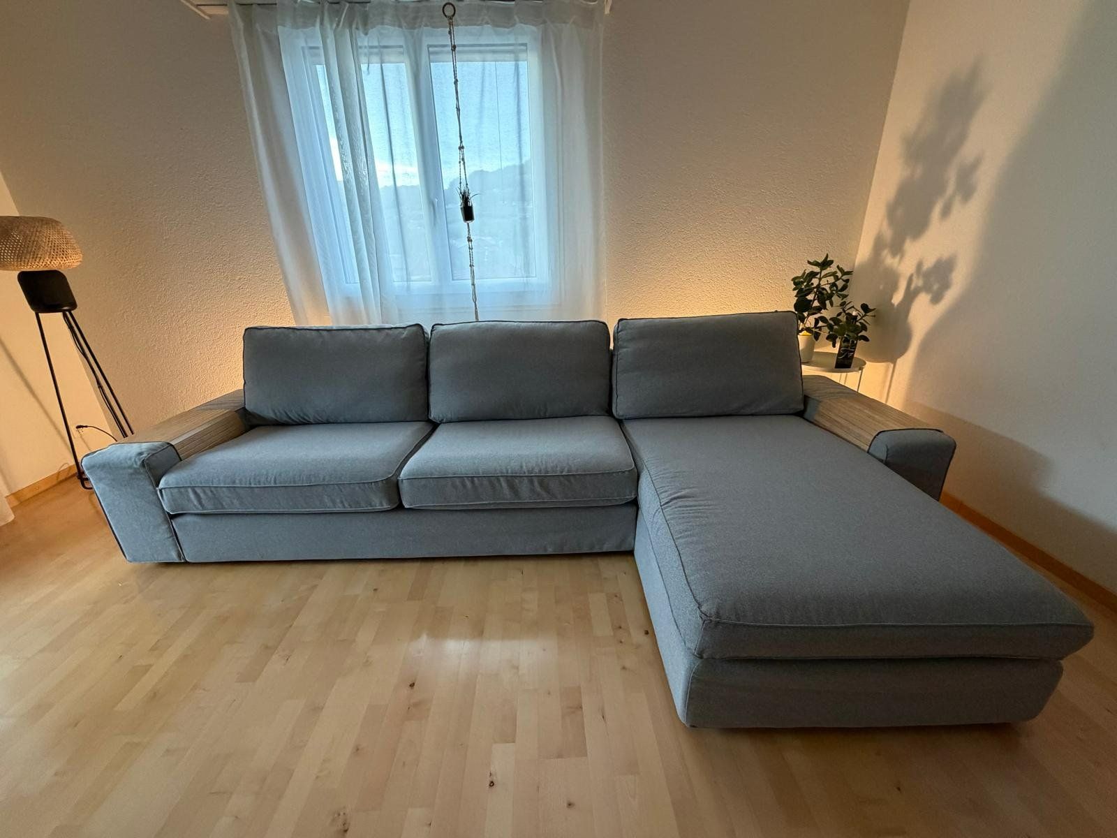 Ikea Sofas: Graues 3er Sofa mit Récamiere - wie neu – Gebraucht aus Wald ZH von nil_h6gs