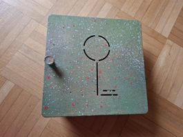 Upcycling Schlüsselkasten Metall – Handbemalt – Kreativ 500