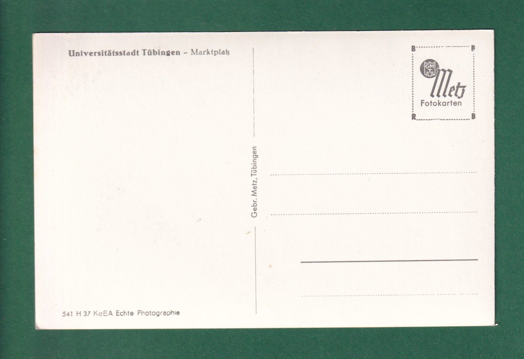 Cartoline postali: TÜBINGEN - Marktplatz - Bus – Usato da Pully venduto da nicecards-shop 1