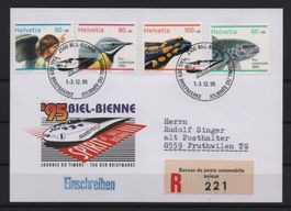 Tag der Briefmarke 1995 Biel-Bienne Sonderkarte