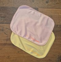 Tupperware Brillenputztuch Set Rosa/Gelb NEU