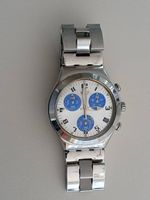 Swatch Chrono-Irony Edelstahl mit Datumsanzeige