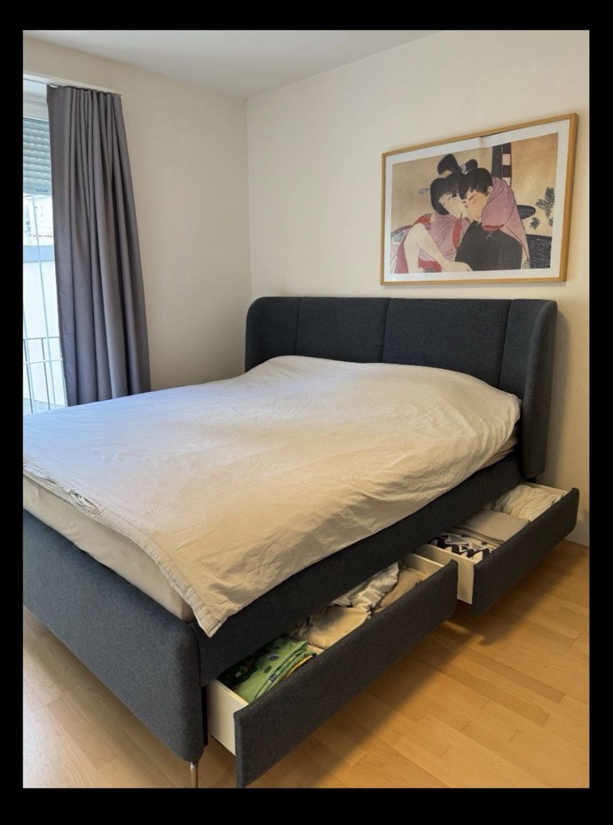 Ikea Letti: IKEA TUFJORD Polsterbett mit Schubladen – Usato da Basel venduto da 02m_jml2 5