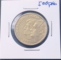 SPANIEN - 500 PESETAS 1989 - EXZELLENT IM MUENZKARTON