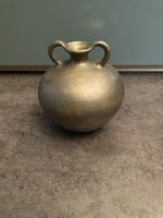 Schöne Keramik-Metalloptik Vase mit Henkeln 🏺 Deko