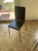 6 chaises d’intérieur noires très bon état