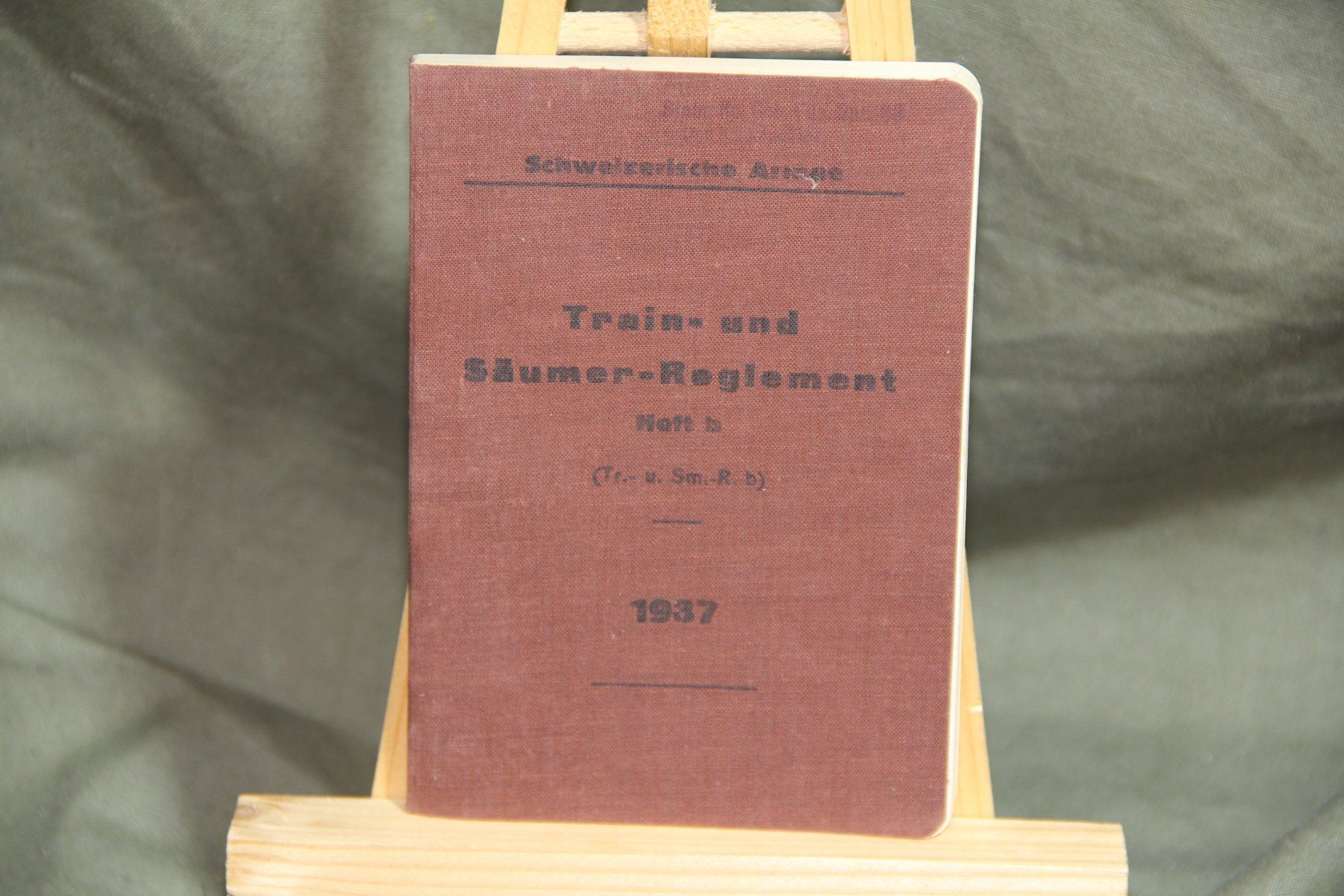 Libri: Train und Säumer Reglement Heft b, Ausgabe 1937 – Usato da Belp venduto da Tomsek