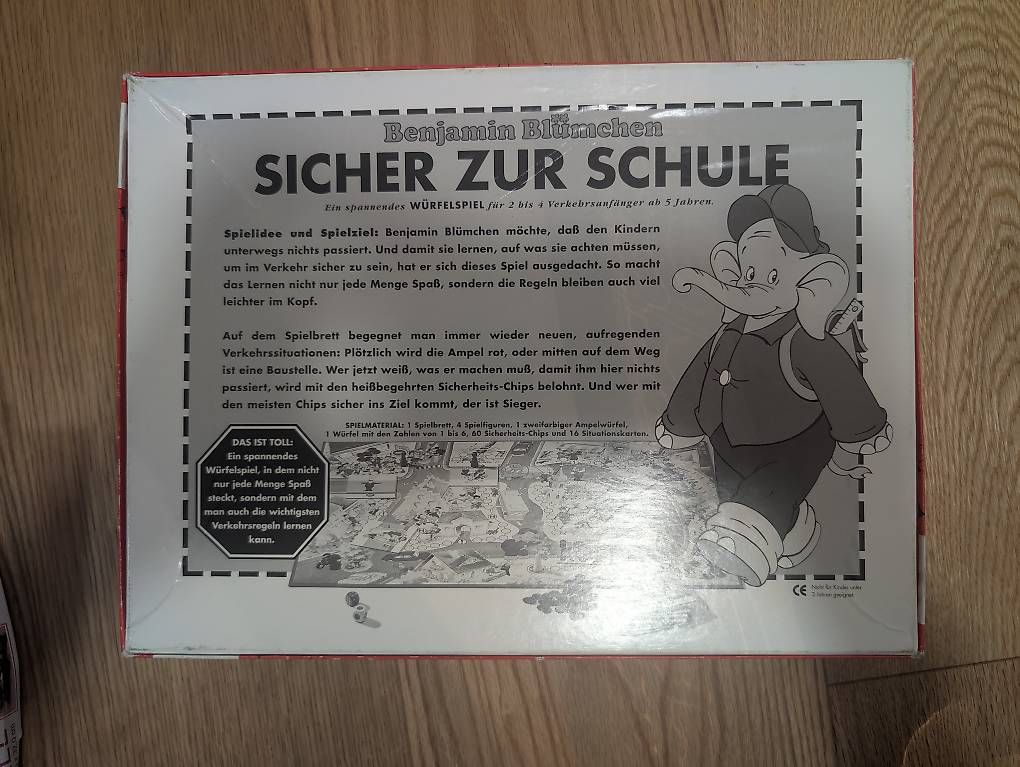 Giochi: Benjamin Blümchen  Sicher zur Schule Vintage-Brettspiel – Usato da Oberentfelden venduto da ugiii76 1