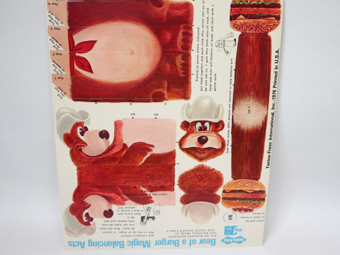 Bastelsets: 1978 Bastelbogen Bär – Neu (gemäss Beschreibung) aus Eschenbach SG von Astalavista 2