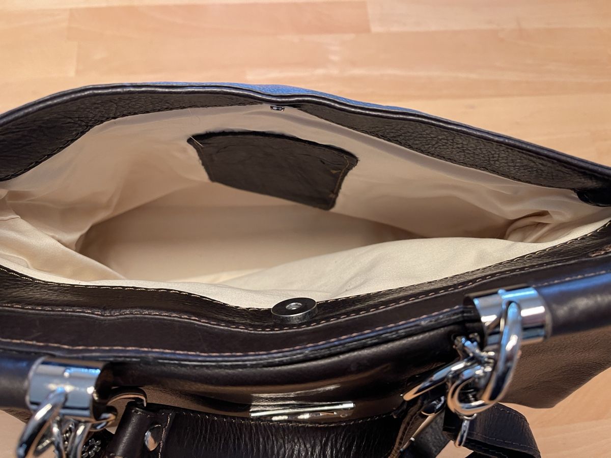 Borse da donna: Vintage Echtledertasche, schwarz – Usato da Spreitenbach venduto da R_1691 7