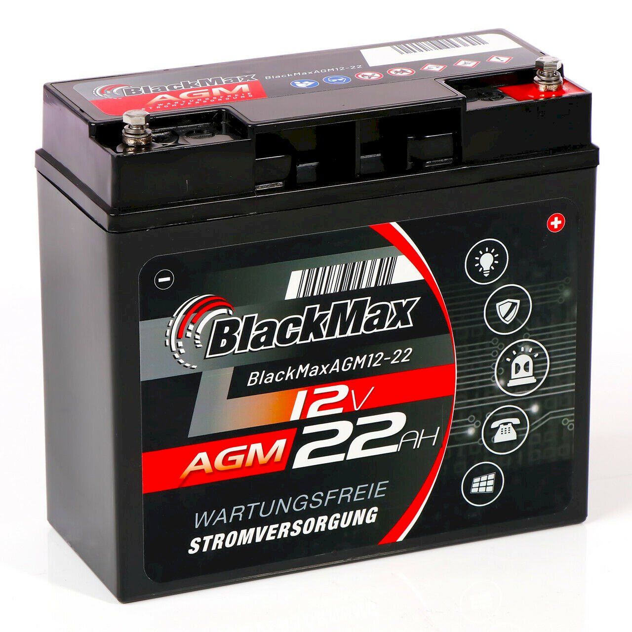 Accus: BlackMax AGM 12V 22Ah – Neuf avec emballage d'origine à Bottighofen par zaap 2